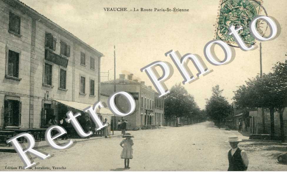 la route de Paris Saint-Etienne