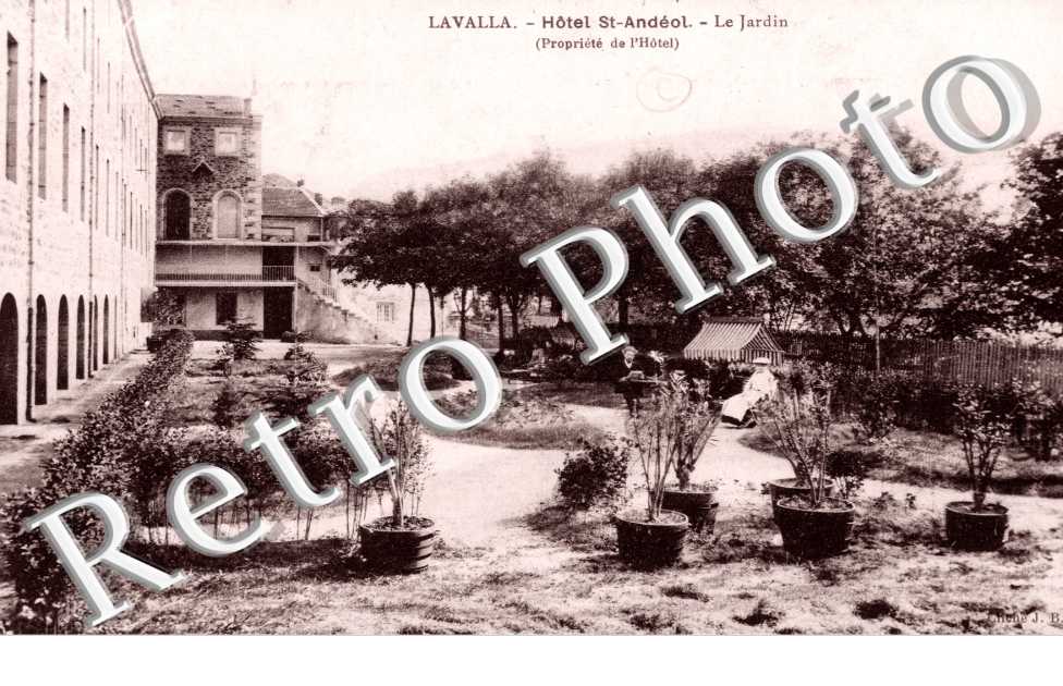 hotel Saint Andeol, le jardin