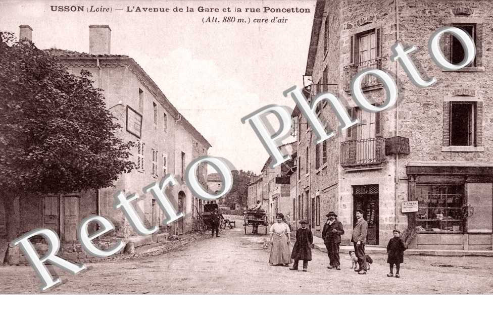 L'Avenue de la Gare et Rue Poncetton