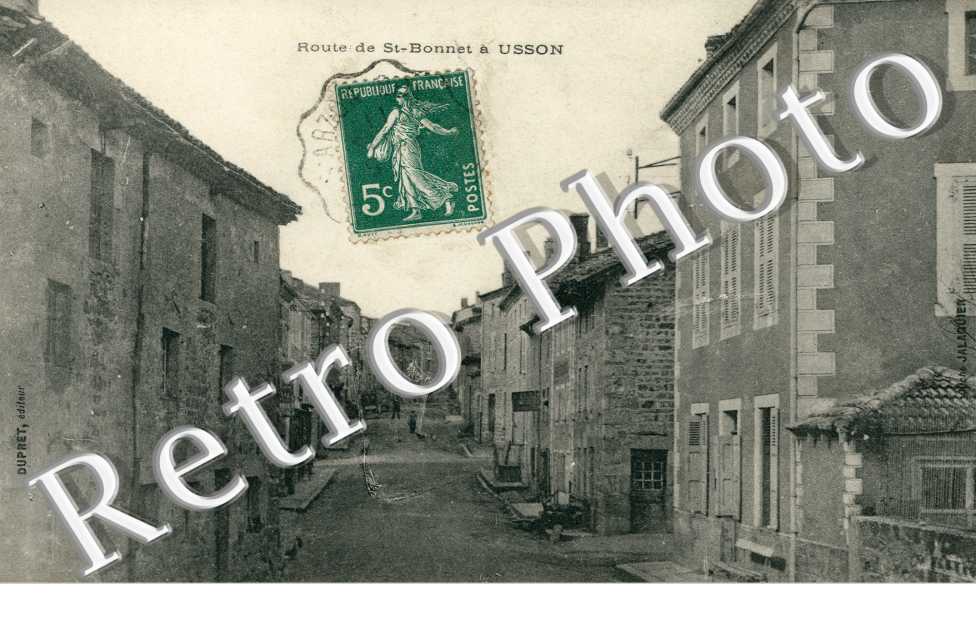 Route de Saint-Bonnet a Usson