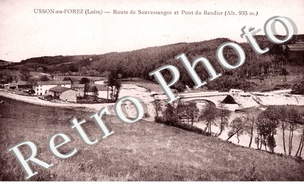 Route de Sauvessanges et Pont du Bandier