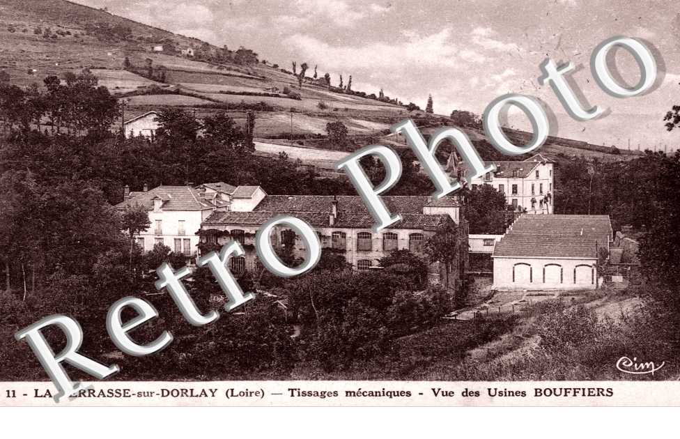 Vue des Usines Bouffiers, Tissages Mecaniques
