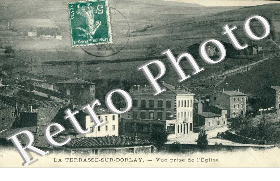 Vue prise de l'Eglise