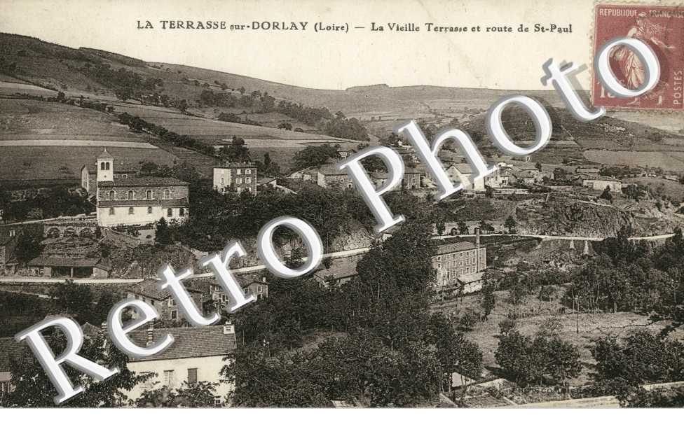 la Vieille Terrasse et Route Saint-Paul