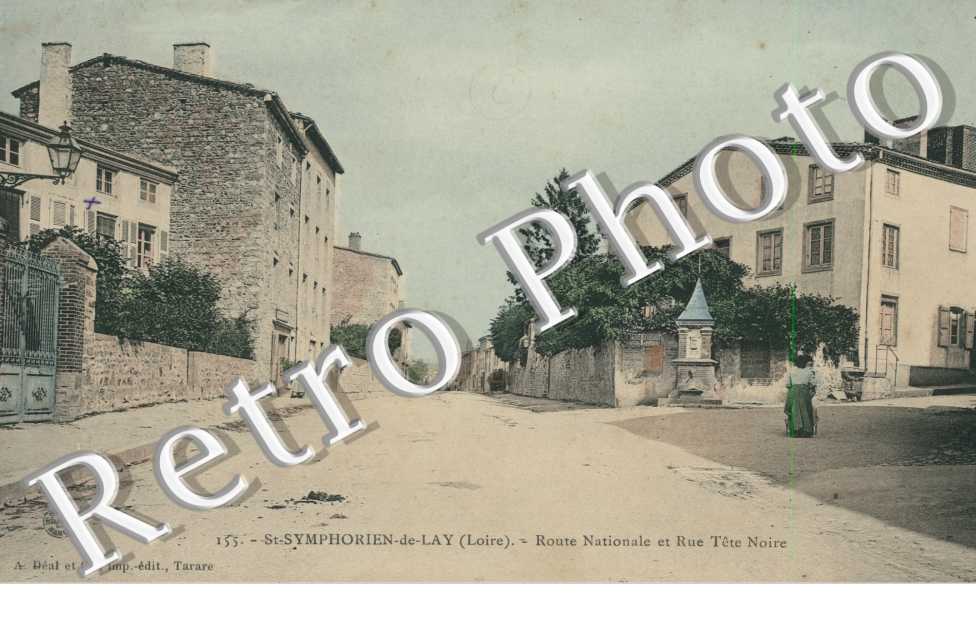 route nationale et rue tete noire (couleur)