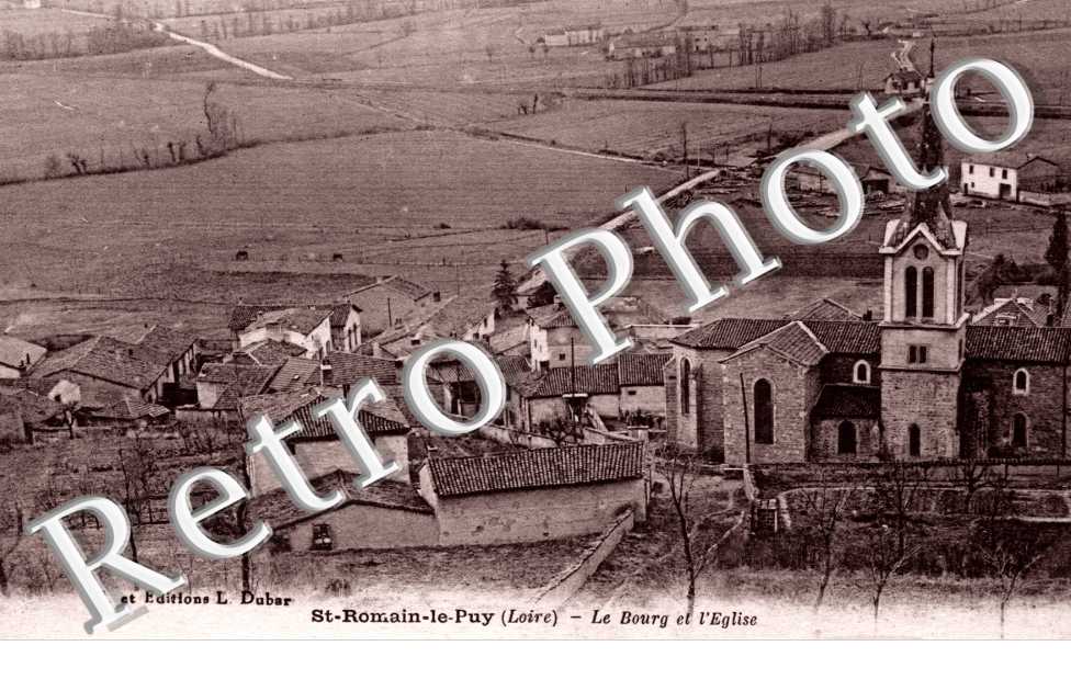 le bourg et l'eglise