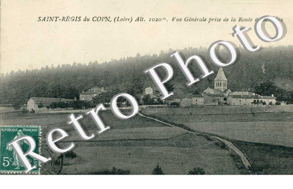 vue generale prise de la route de Marlhes