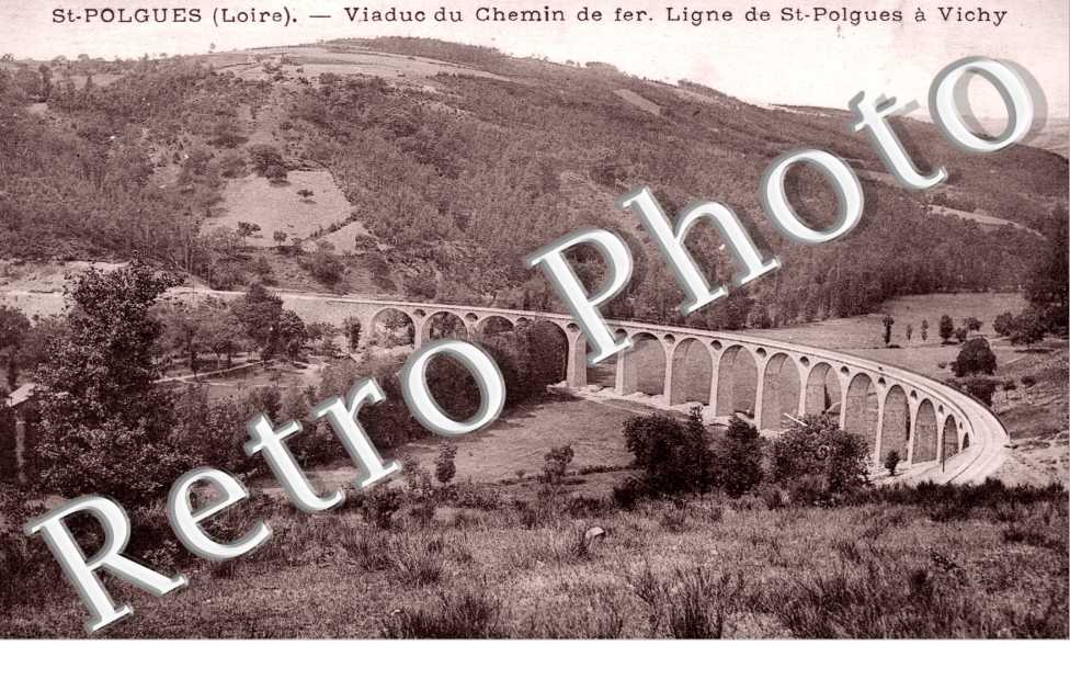 Viaduc du chemin de fer Ligne de St-Polgues a Vichy