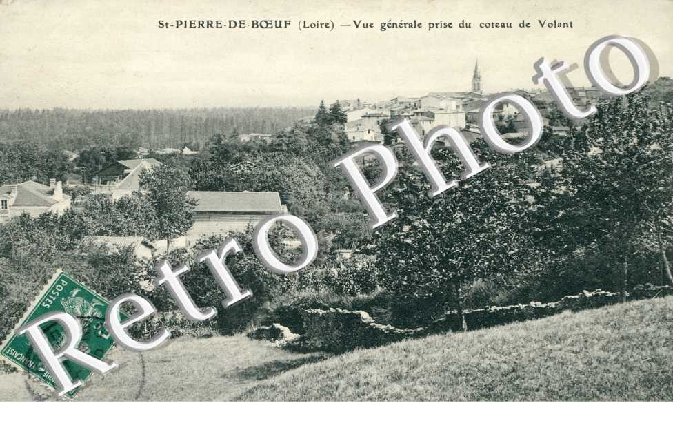 Vue generale prise du coteau de Volant