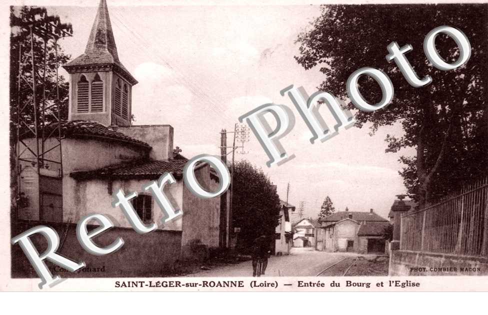 Entree du Bourg et l'Eglise