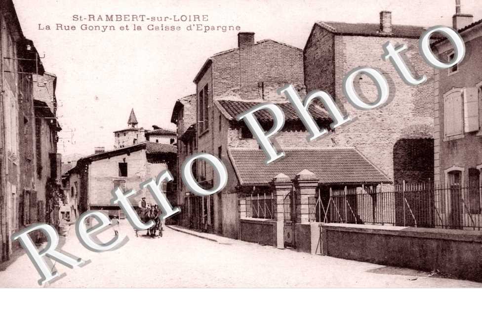 Rue Gonyn et la Caisse d'Epargne