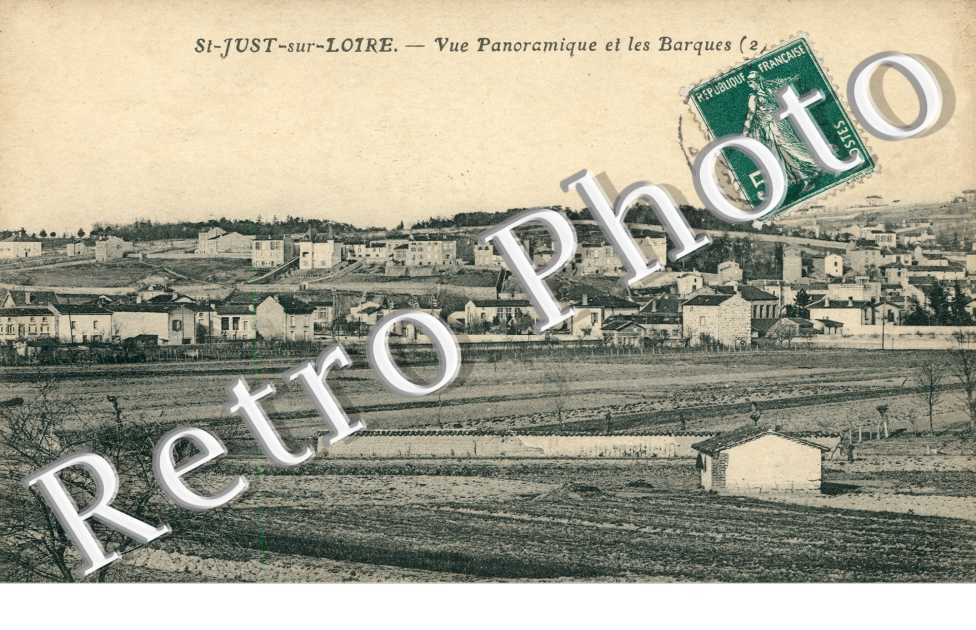 Vue panoramique et les Barques