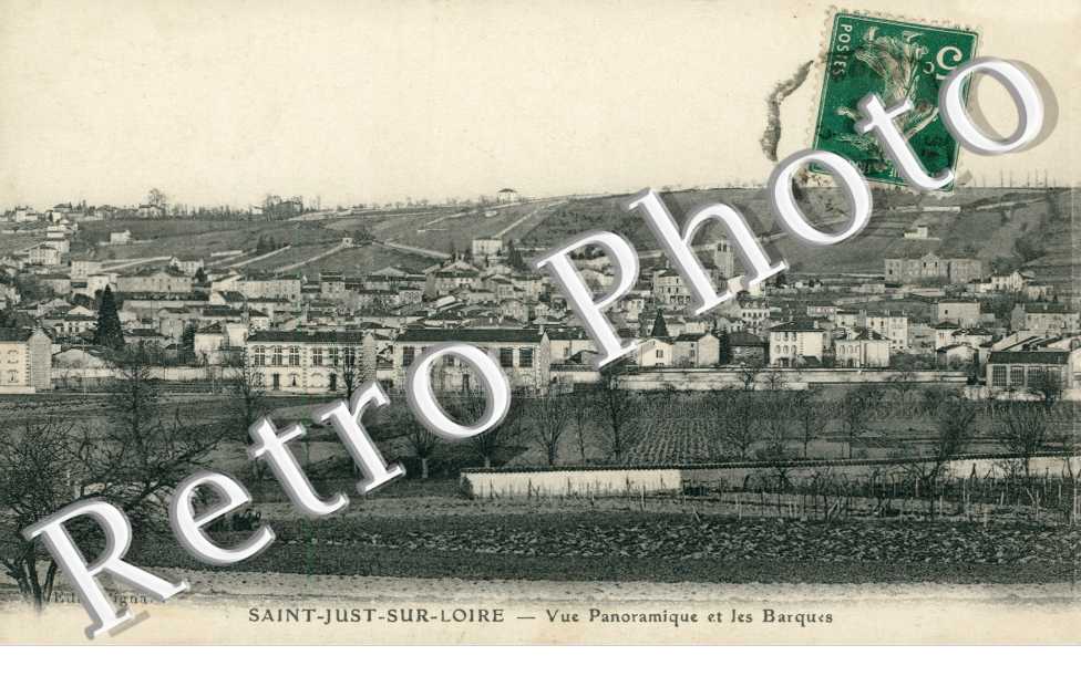 Vue panoramique et les Barques