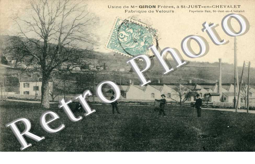 usine de Mr Giron freres - fabrique de velours