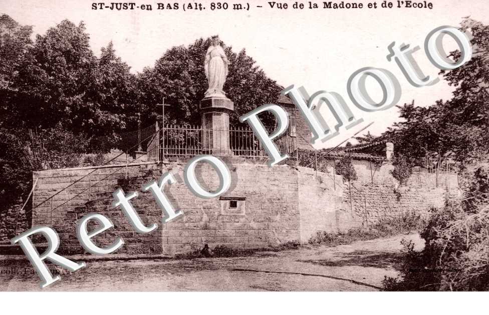 Vue de la Madone et de l'Ecole