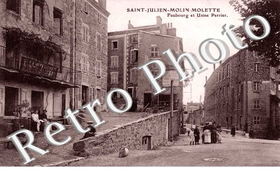 Faubourg et usine Perrier