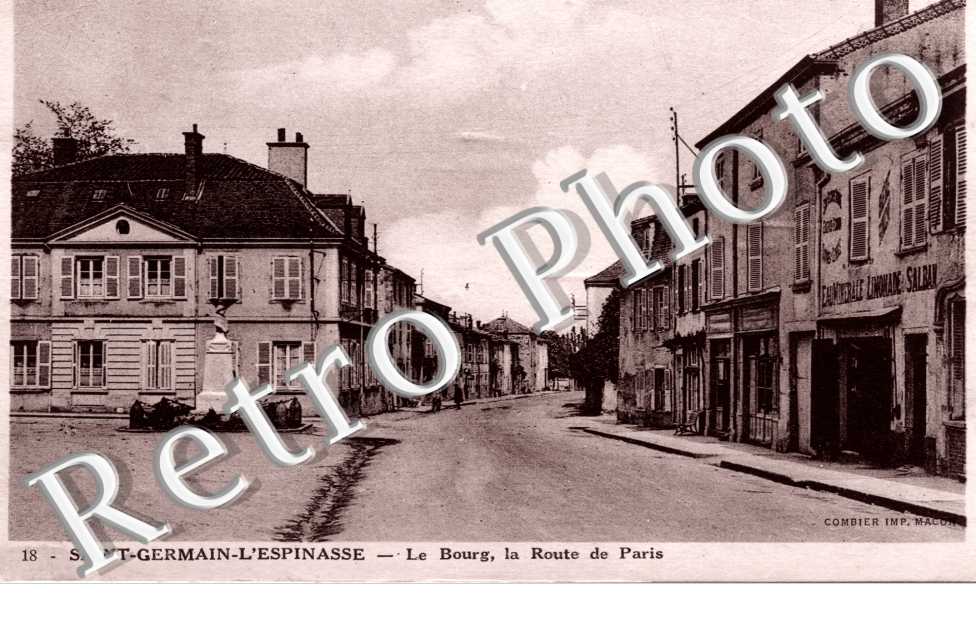 le bourg et route de Paris