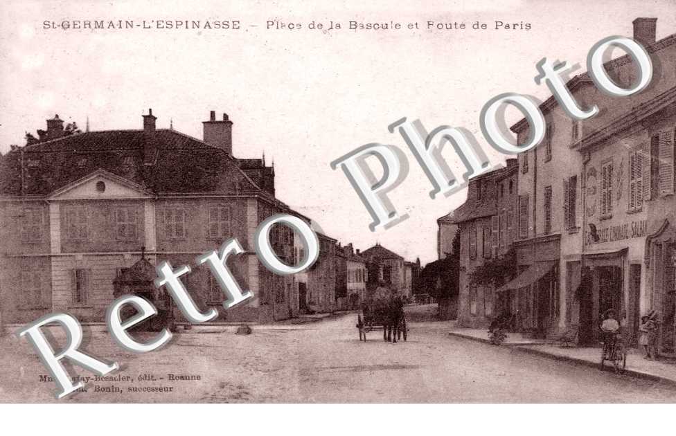 place de la Bascule et route de Paris