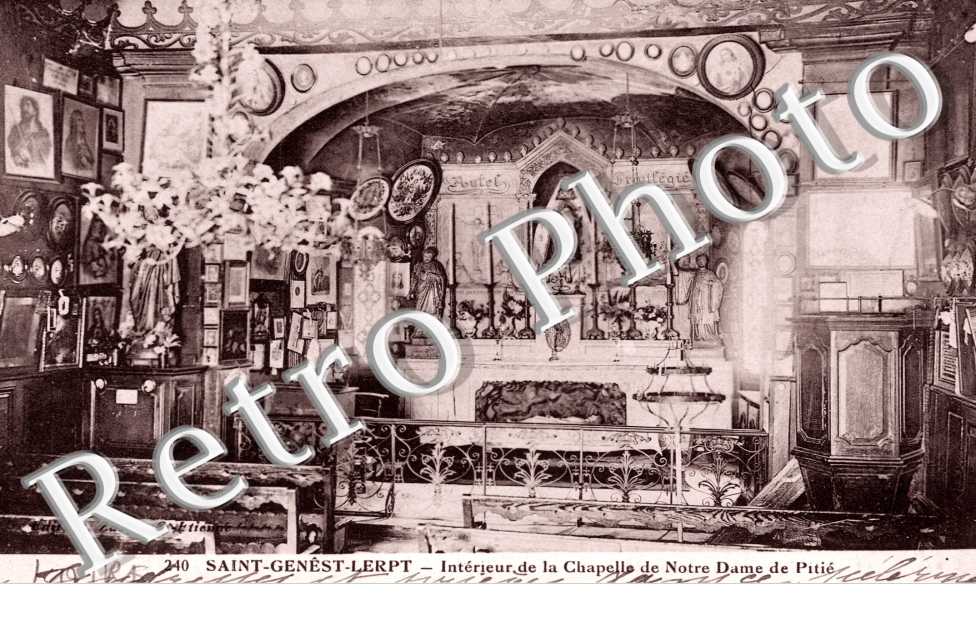 interieur de la chapelle de notre dame de pitite