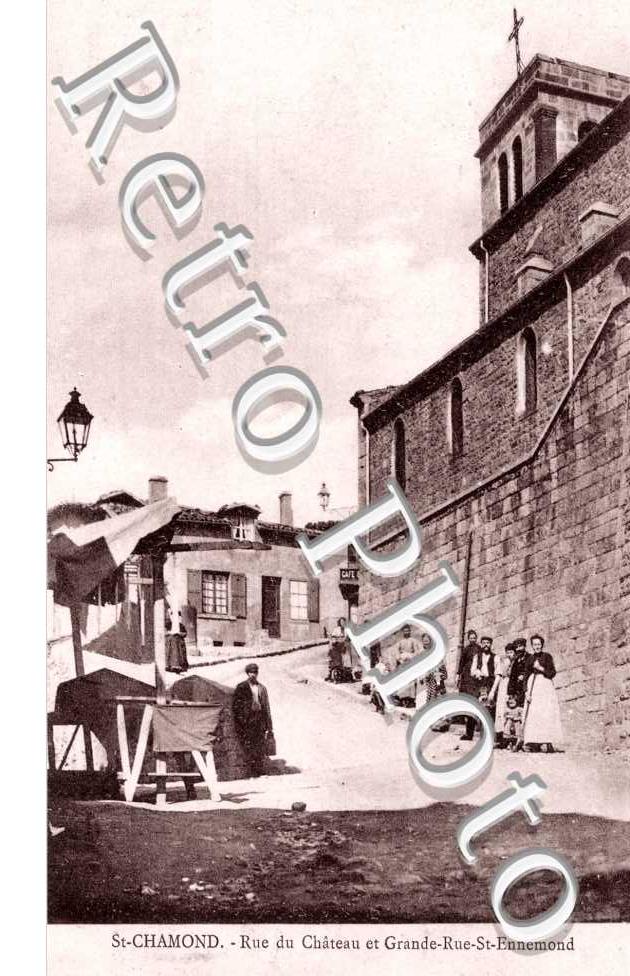Rue du Chateau et Grande-Rue-Saint-Ennemond