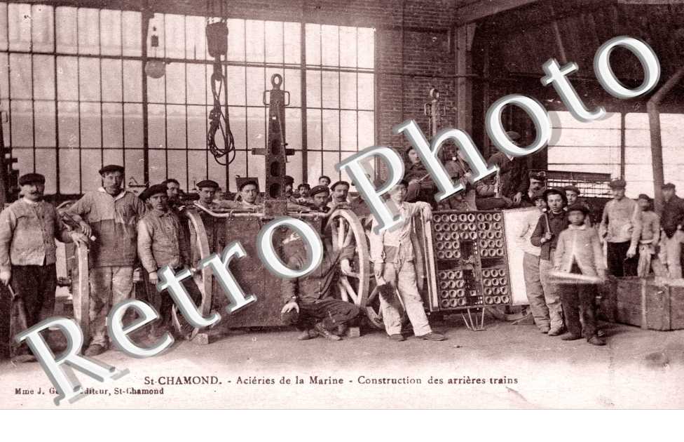 acieries de la marine, construction des arrieres trains