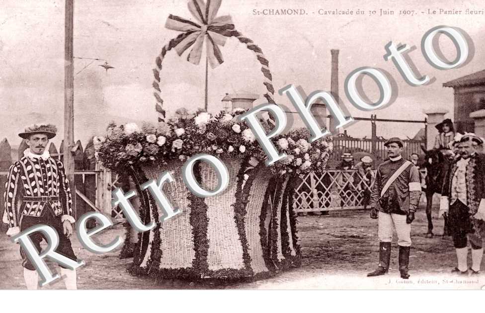 cavalcade du 30 juin 1907, le panier fleuri