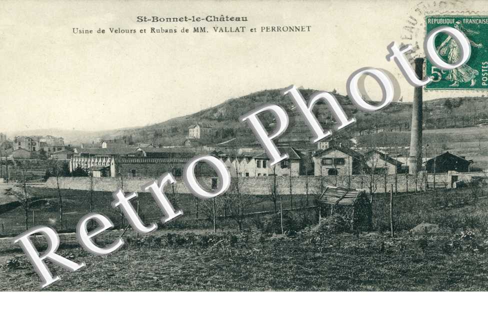 Usine de Velours et Rubans de MM. Vallat et Perronnet