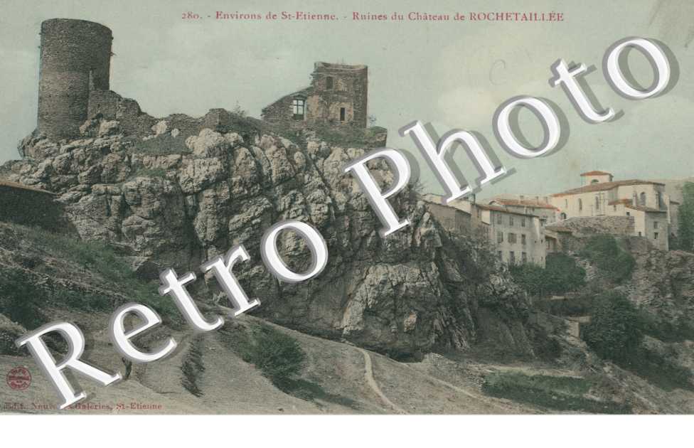 ruines du chateau de rochetaillee (couleur)