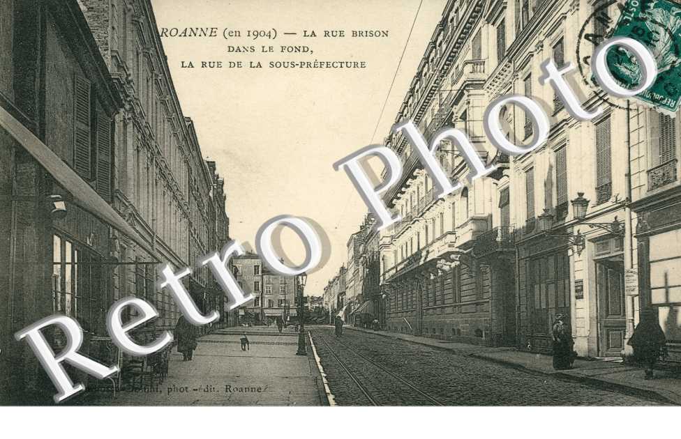 La Rue Brison en 1904