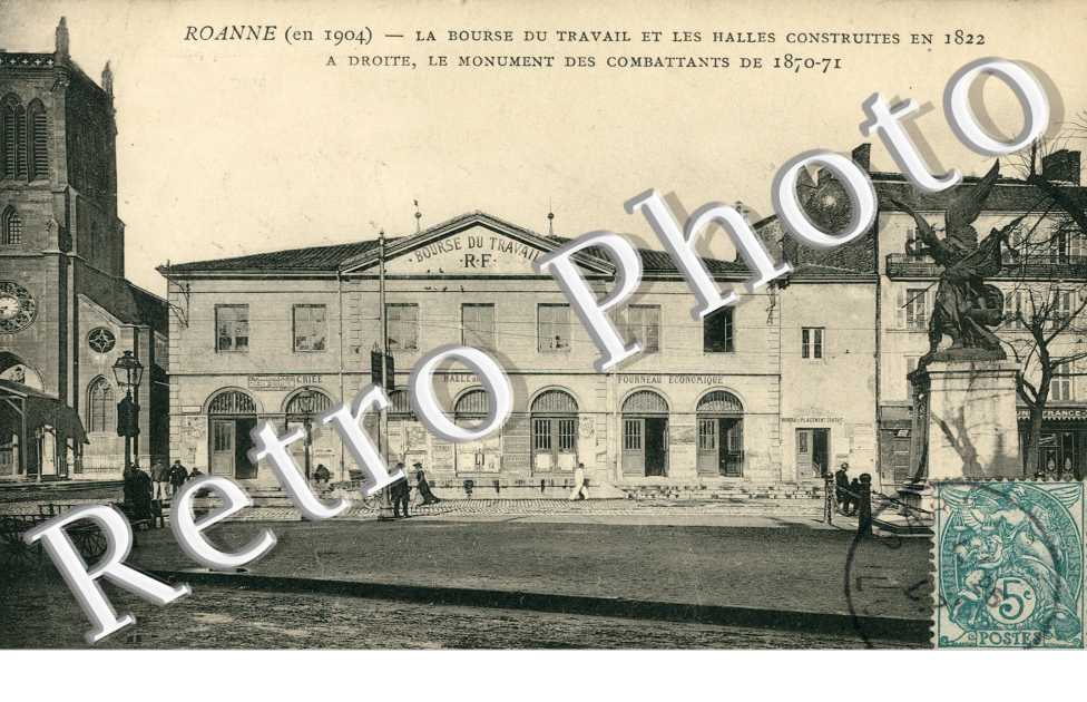 La bourse du Travail et les Halles
