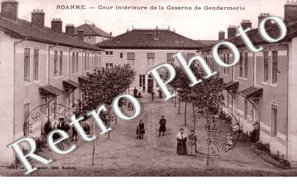 Cour Interieure de la Caserne de Gendarmerie