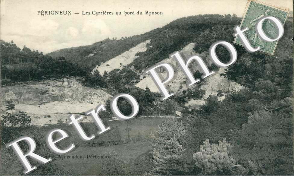 Les Carrieres au bord du Bonson