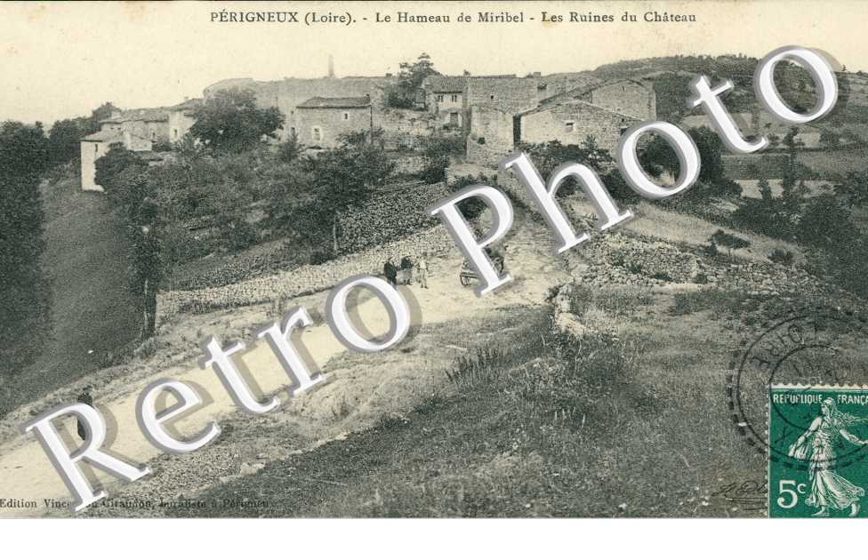 Hameau de Meribel et Ruines du Chateau feodal