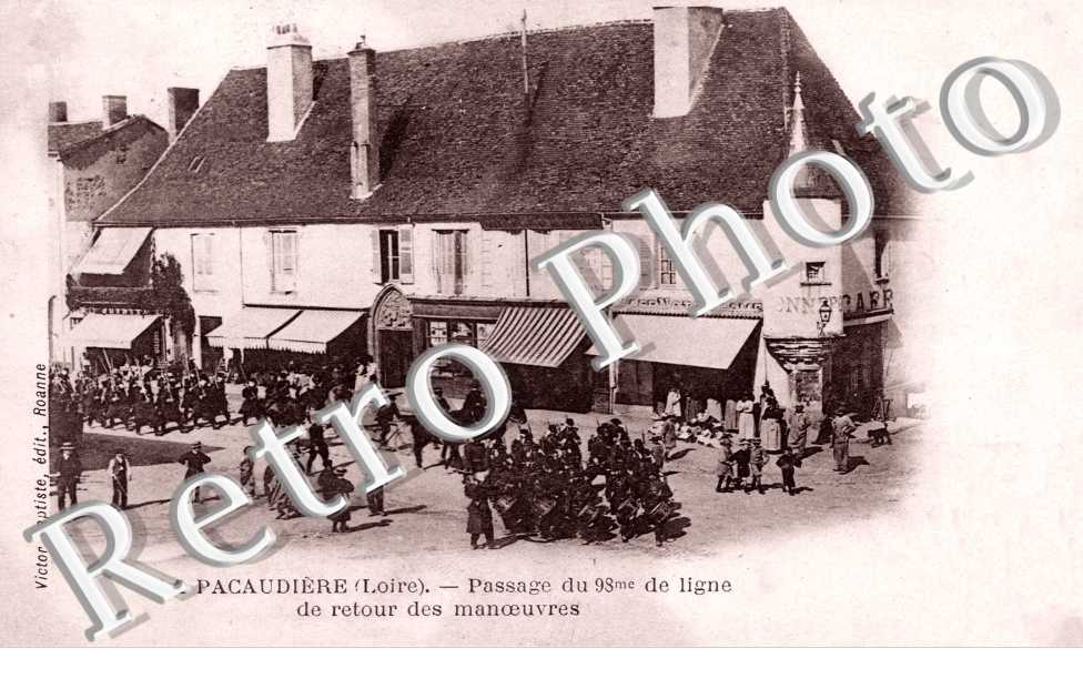 Passage du 98e de ligne de retour des manoeuvres