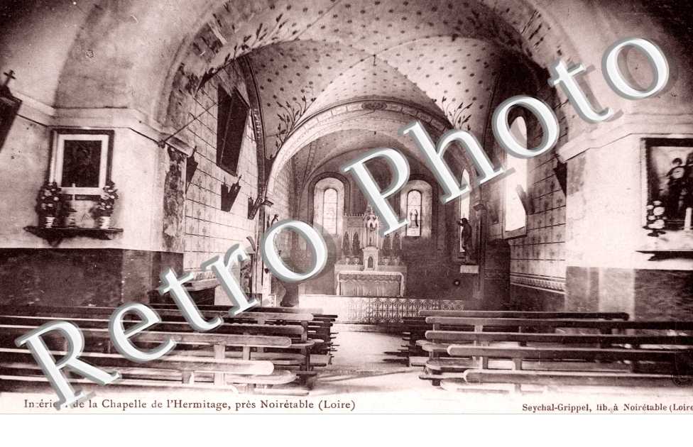interieur de la chapelle de l'Hermitage