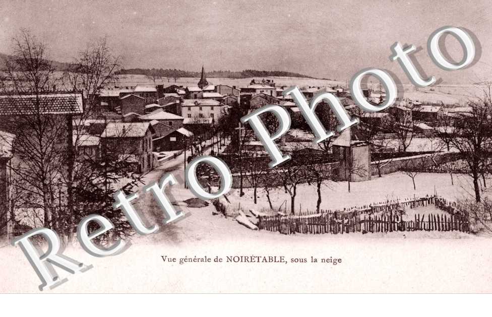 vue generale sous la neige