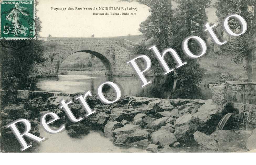 Paysage des environs de Noiretable