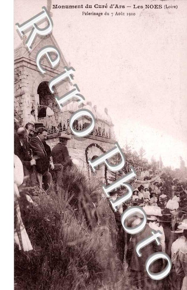 Monument du Cure d'Ars, Pelerinage du 7 aout 1910