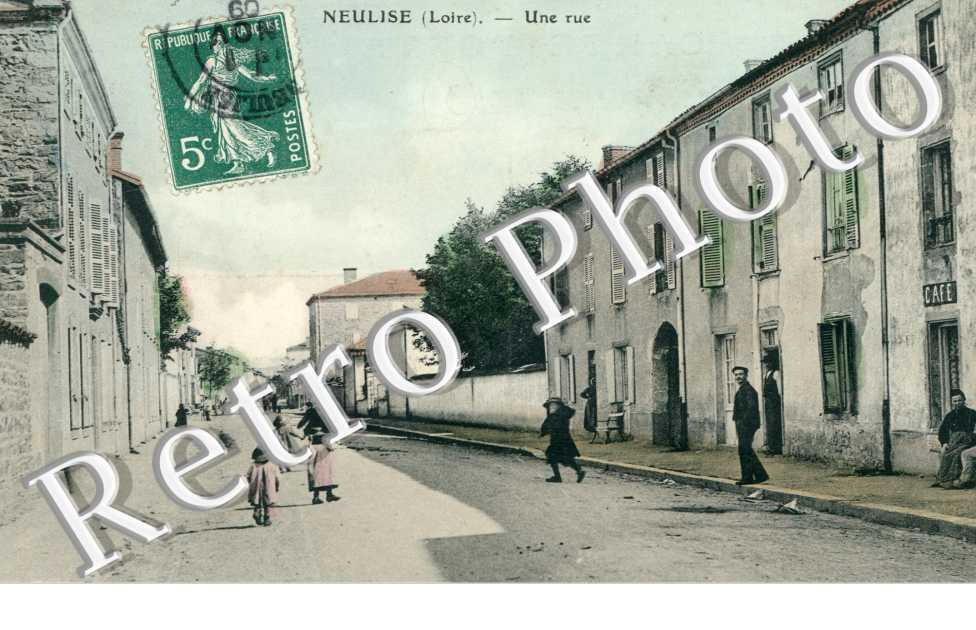 une rue - carte couleur