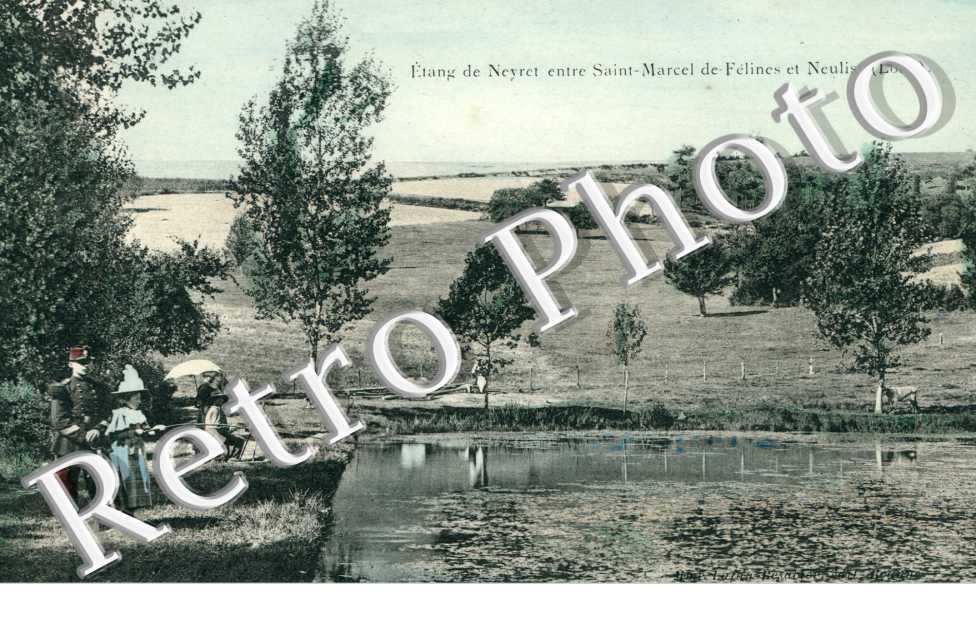 etang de Neyret - carte couleur