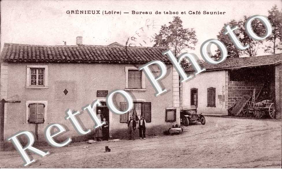 Grenieux, Bureau de Tabac et Cafe Saunier