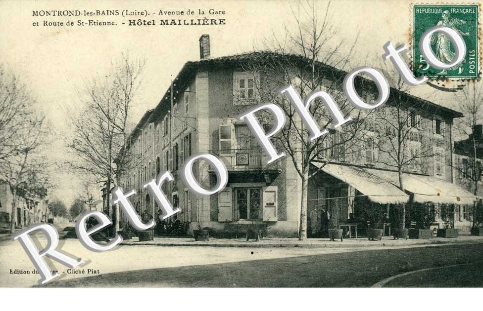 Avenue de la Gare et Hotel Mailliere