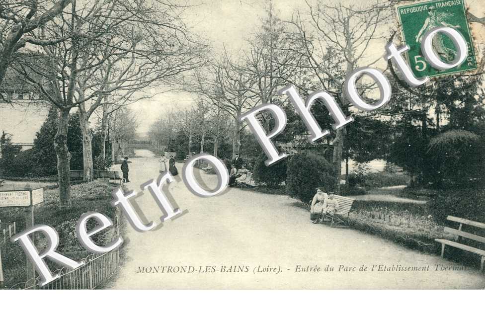 Entree du Parc de l'Etablissement Thermal