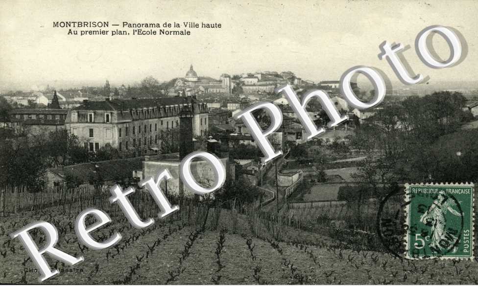 Panorama de la Ville Haute - l'Ecole Normale