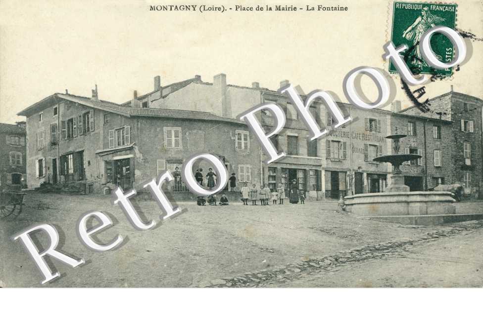 place de la mairie - la fontaine