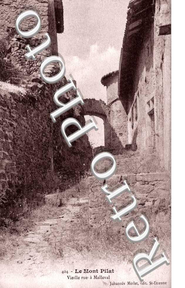 Le Mont-Pilat - vieille rue