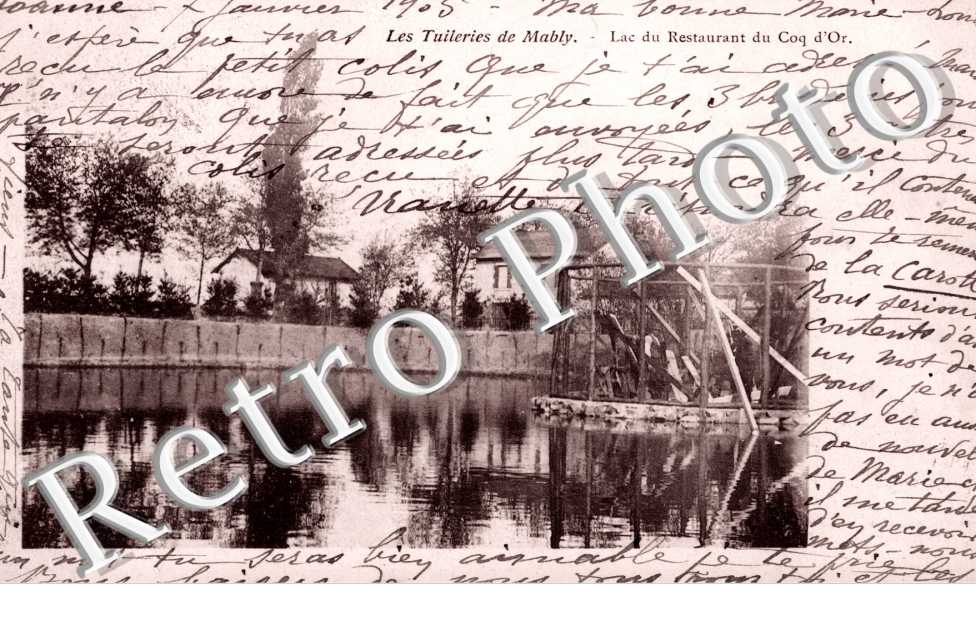 Les Tuileries, Lac du Restaurant du Coq d'Or