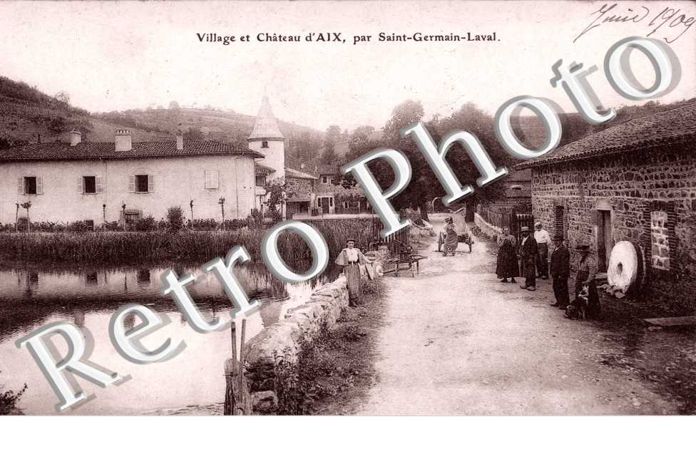 Village et Chateau d'Aix