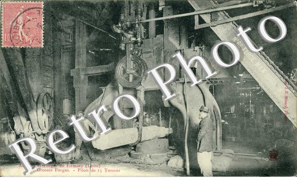 acieries et forges - grosse forges - pilon de 12 tonnes