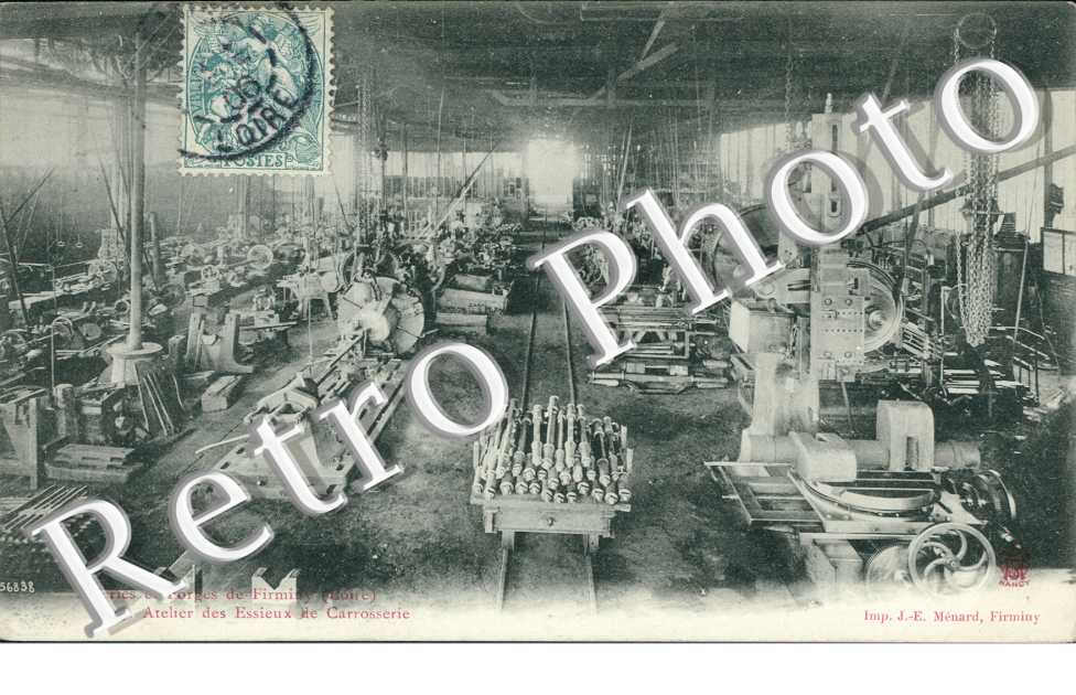 acieries et forges - atelier des Essieux de carrosserie